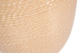 FLORERO CERAMICA BEIGE 18x18x31 CM