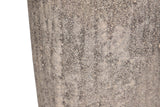 FLORERO CERAMICA NEGRO GRIS 14x14x36 CM