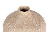 FLORERO CERAMICA BEIGE 19x19x26 CM