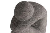 FIGURA MUJER CERAMICA NEGRA 24x15x29 CM