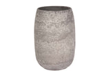 Vase en céramique gris noir 20x20x31 cm