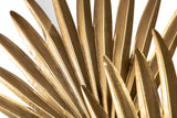 Lâmpada de solo de metal dourado 102x30x194 cm