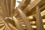 Lâmpada de solo de metal dourado 102x30x194 cm