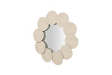 ESPEJO METAL REDONDO BEIGE 61x4x61 CM