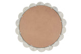ESPEJO METAL REDONDO BEIGE 90x6x90 CM
