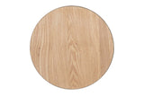 MESITA AUXILIAR METAL MDF BEIGE  40x40x48 CM