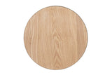 MESITA AUXILIAR METAL MDF BEIGE 41x41x63 CM