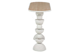CONSOLA METAL MDF BLANCO 120x40x75 CM