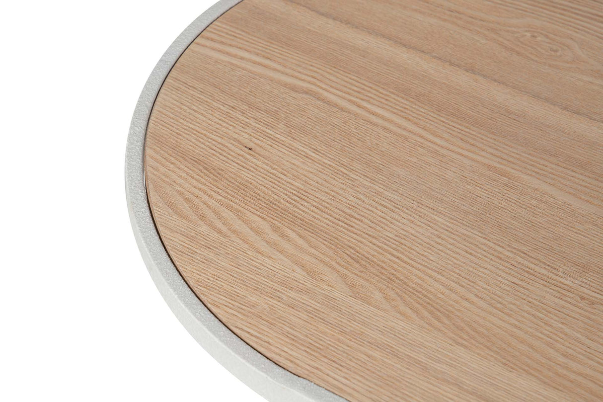 CONSOLA METAL MDF BLANCO 120x40x75 CM