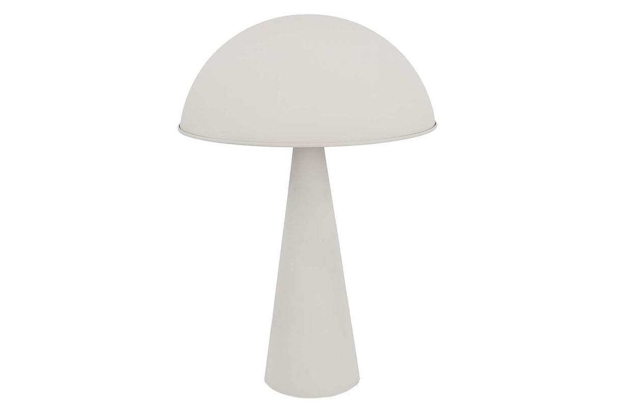 LAMPARA DE SOBREMESA METAL BLANCO 31x31x56 CM