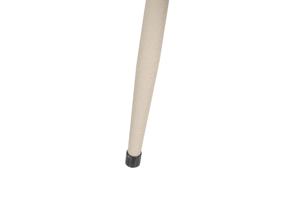 PLANTERO METAL BEIGE 23x23x40 CM