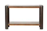 Console en métal noir 120x39x75 cm