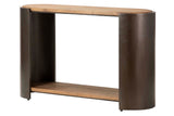 Console en métal noir 120x38x76 cm