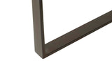 MESITA AUXILIAR MADERA METAL MARRON 58x58x61CM