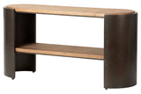 Console en métal noir 119x38x61 cm