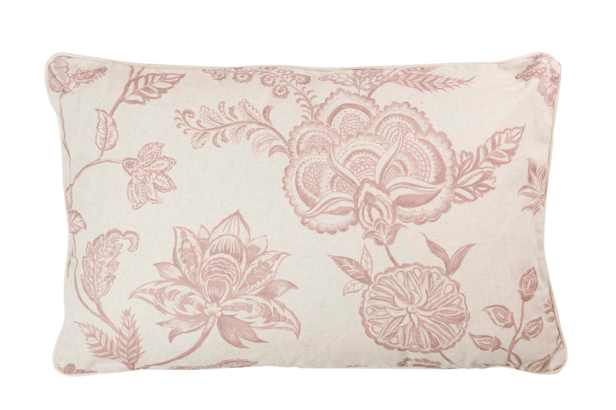 Les fleurs de coussin Lino Feuilles de 60x40 cm