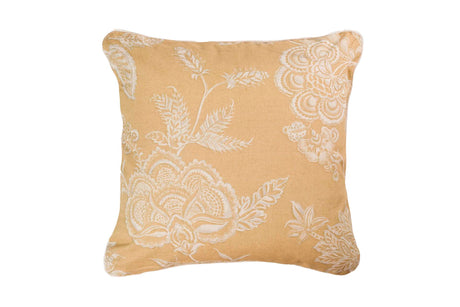 Flores de flores lino folhas 45x45 cm