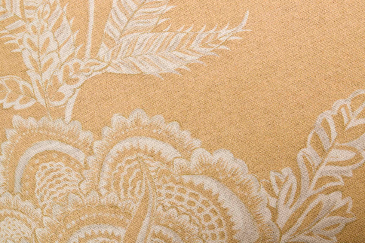 Flores de flores lino folhas 45x45 cm