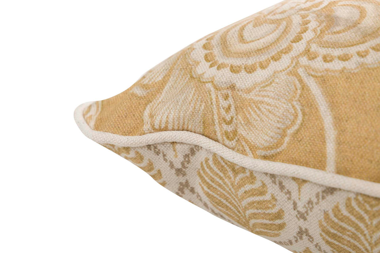 Flores de flores lino folhas 45x45 cm