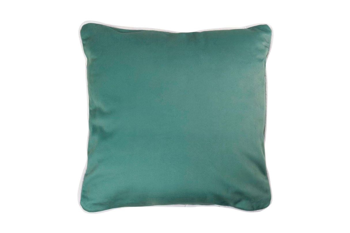 COJIN VELVET VERDE 45x45 CM