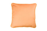 Coussin velours orange 45x45 cm