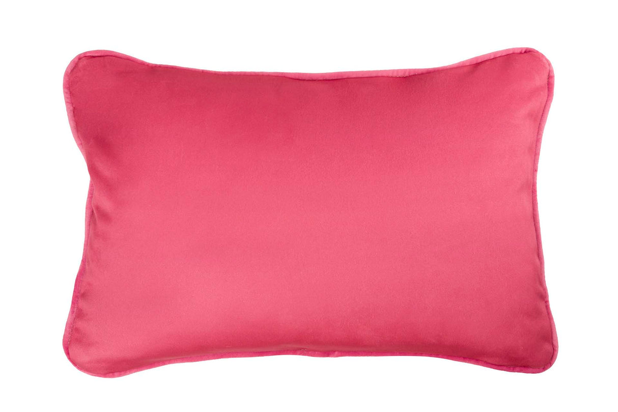 COJIN VELVET ROSA 45x30 CM