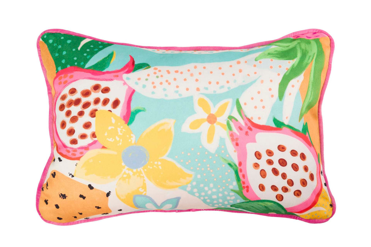 Fleurs de velours de coussin 45x30 cm