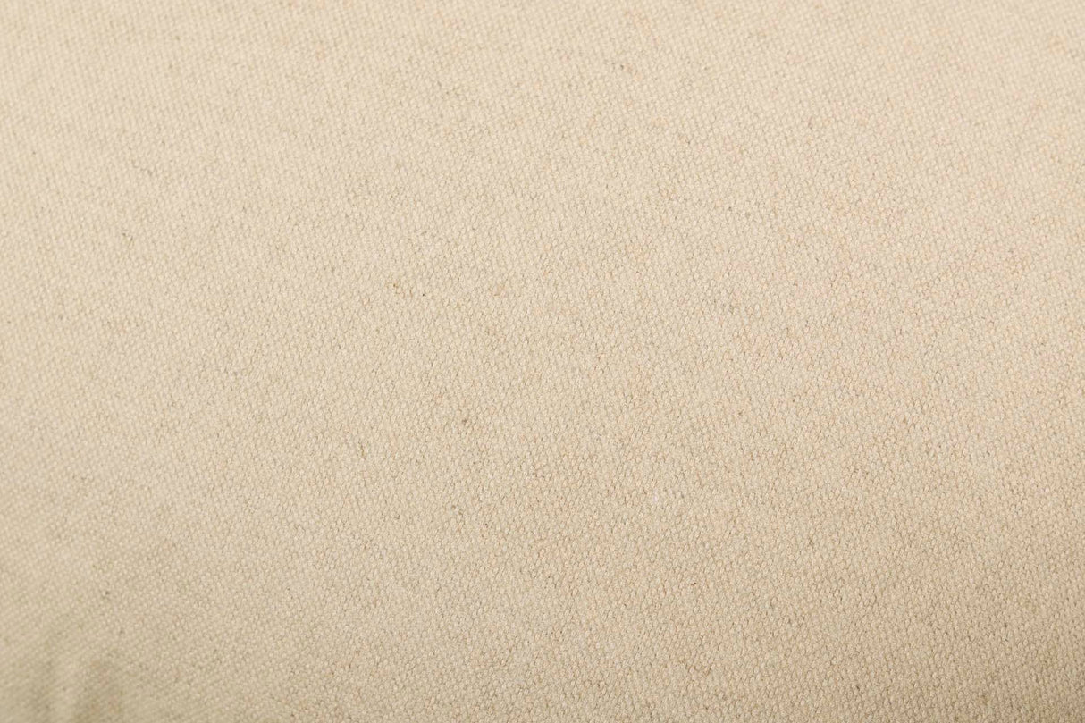 Cuscino di lino beige 45x30 cm