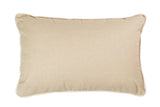 Coussin lino beige 45x30 cm