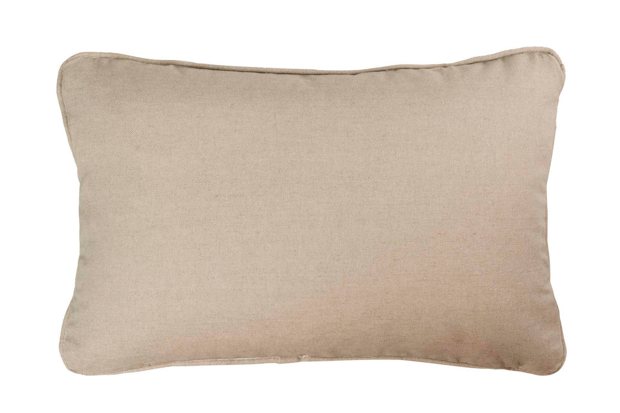 Coussin en lin gris 45x30 cm