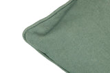 Coussin en lin vert 45x30 cm