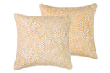 LINO CUSHION AMARELO Folhas 45x13x45 cm