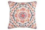 COJIN LINO FLORAL 45x13x45 CM