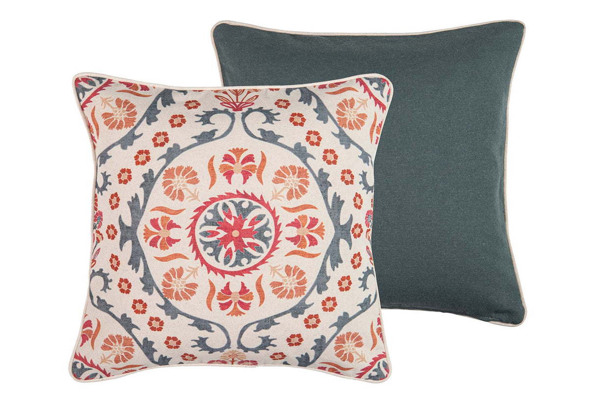Coussin floral 45x13x45 cm