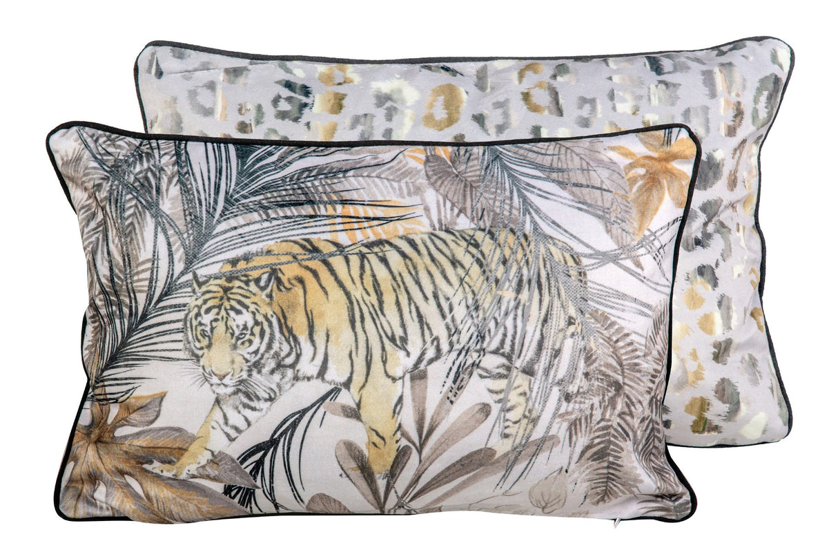 COJIN GAVIDIA TIGRE VELVET 45x13x30 CM