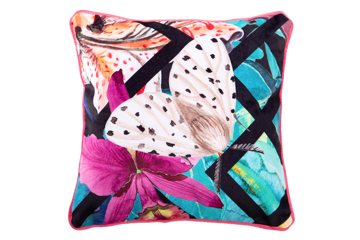 Cojin Butterfly Costa Velvet 45x13x45 cm