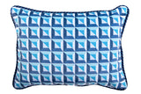 Geometrischer Kissen Samt 60x13x45 cm