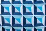 Geometrischer Kissen Samt 60x13x45 cm
