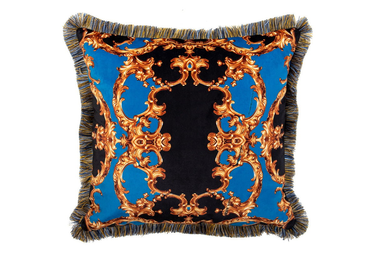 Velvet 45x13x45 cm di Neobarroco Cojin Catene
