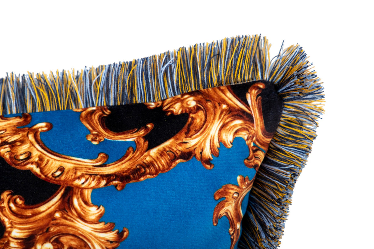 Velvet 45x13x45 cm di Neobarroco Cojin Catene
