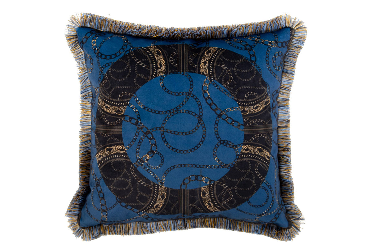 Velvet 45x13x45 cm di Neobarroco Cojin Catene