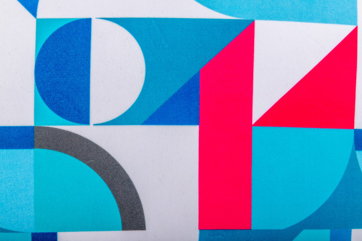 Samt 45x13x45 cm Geometrisches Porträt