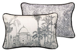 Cojin Taj Mahal Palmeras 45x13x30 cm