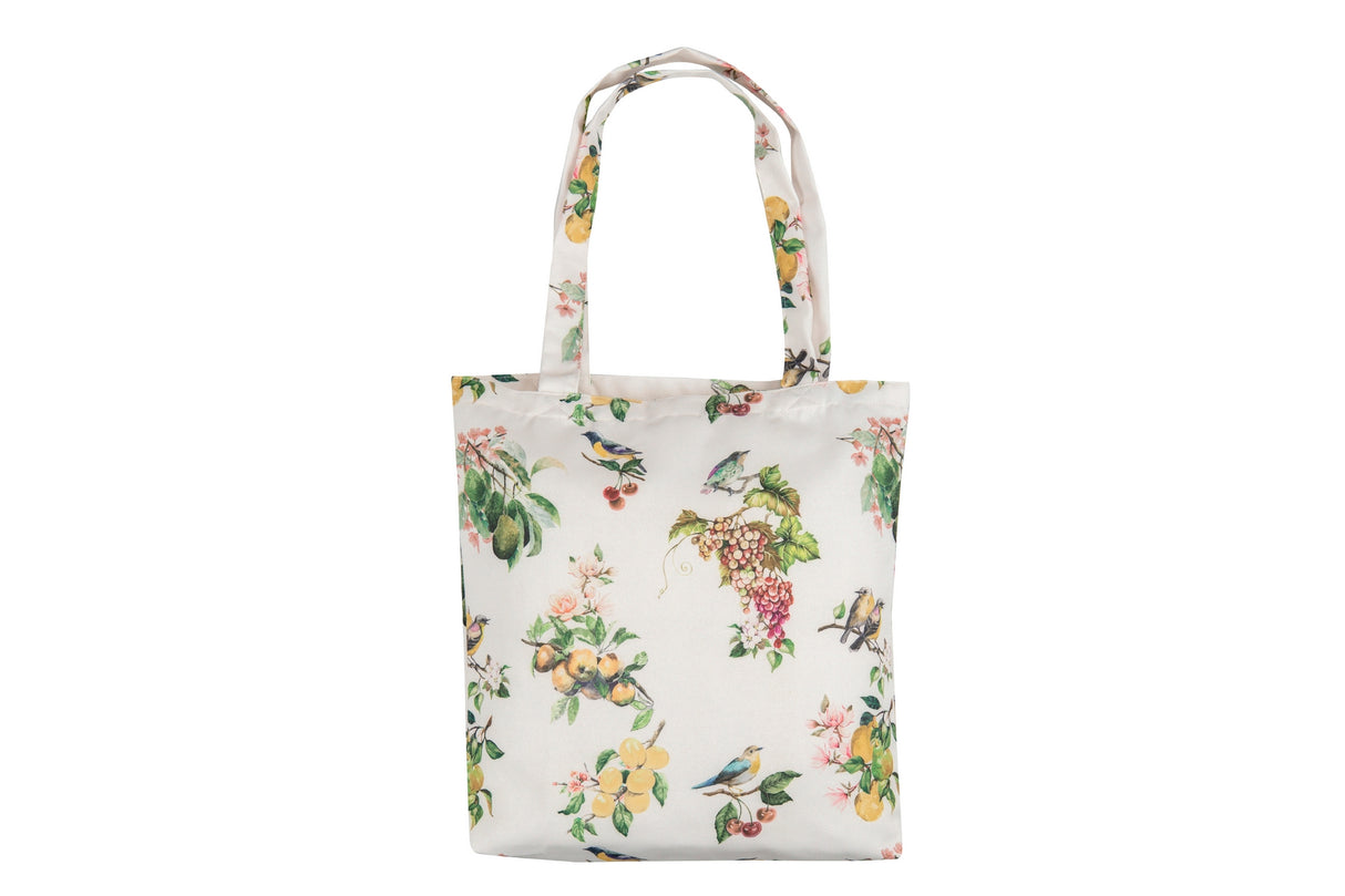 Bolsa de compras Frutas e pássaros 41x45 cm