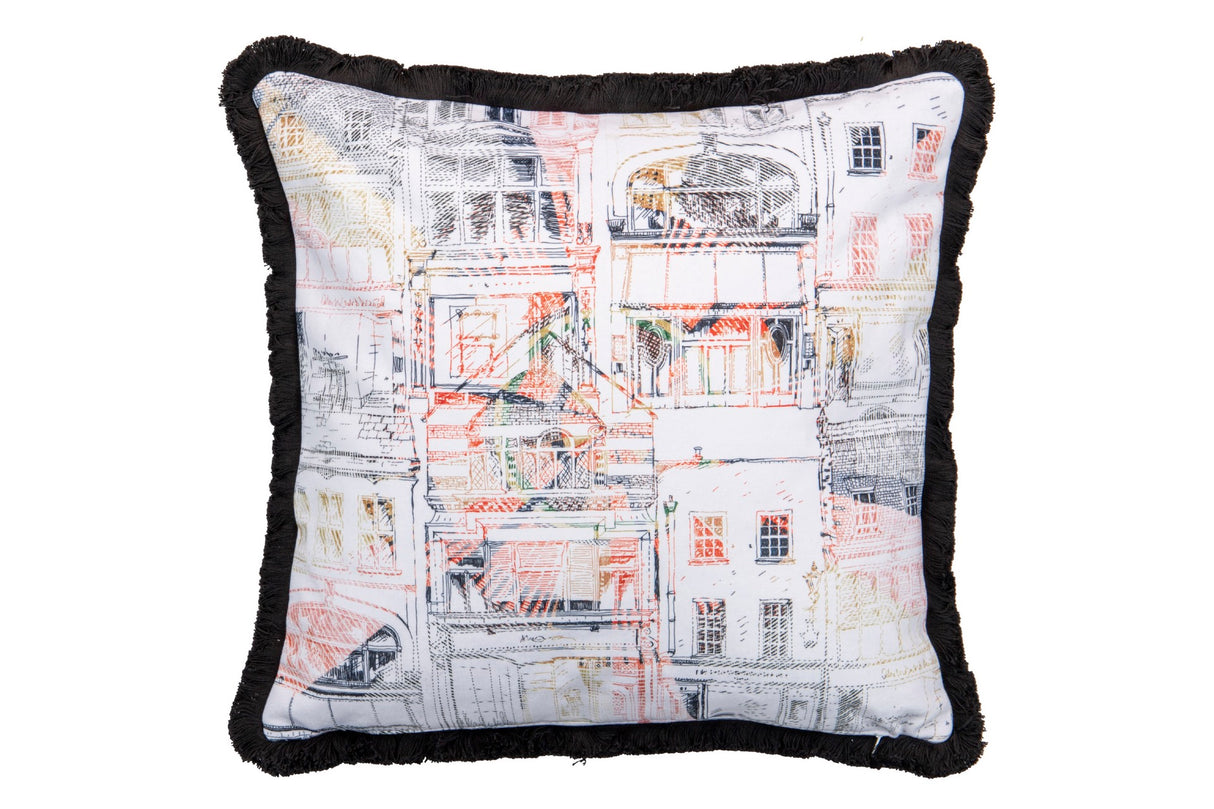 Klassische klassische Gebäude Velvet 45x13x45 cm