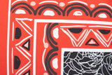 Klassische klassische Geometrie -Samt 45x13x45 cm