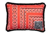 Klassische klassische Geometrie -Samt 60x13x45 cm