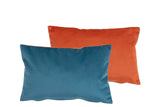 Blau Orangenkissen 45x13x30 cm