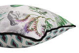 COJIN VELVET FLORES GEOMETRICO 45x13x45 CM