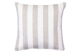 Coussin de coton rayures loro 45x13x45 cm